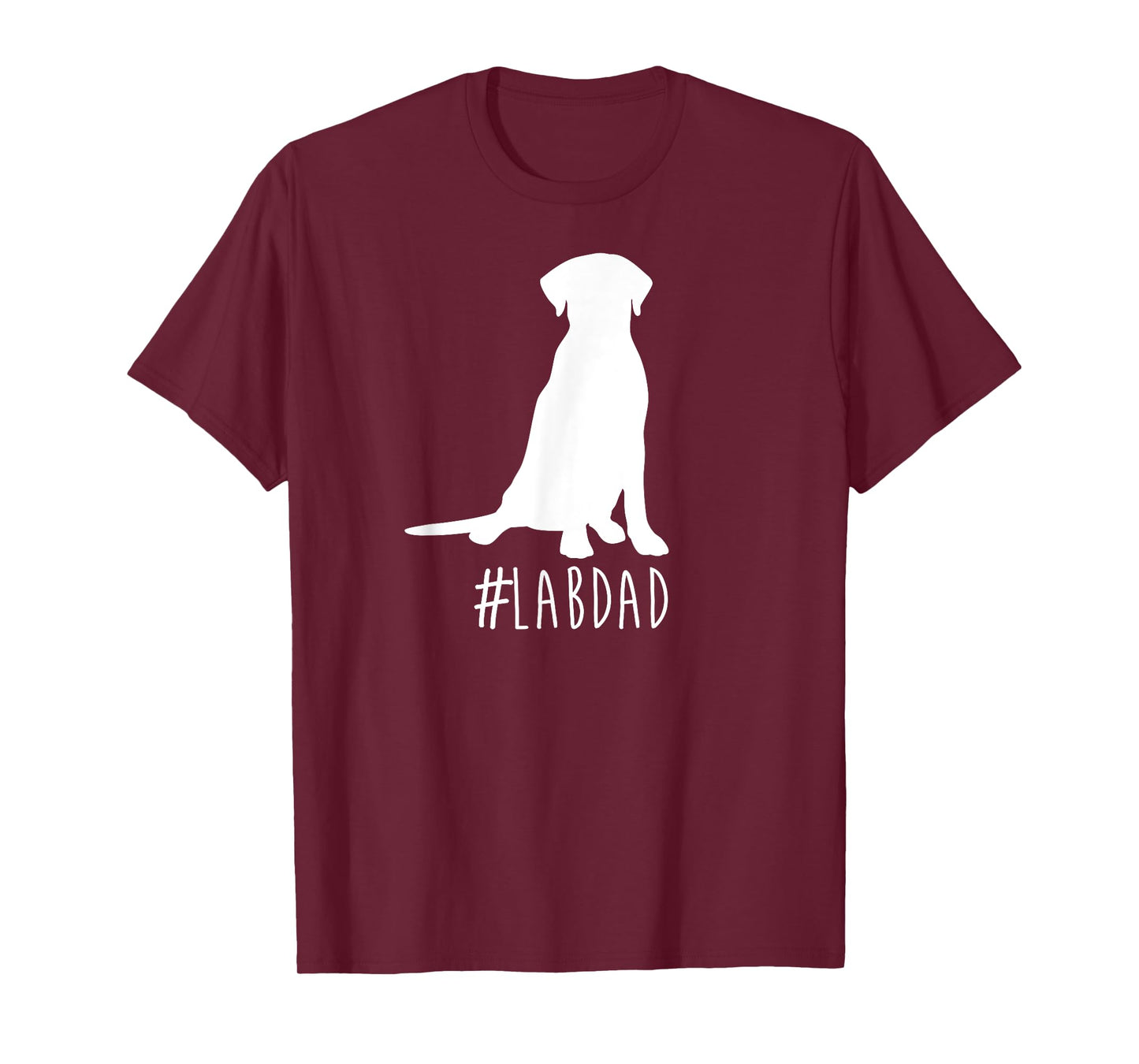 Hashtag Lab Dad T-Shirt. Labrador Retriever Dad shirt. T-Shirt