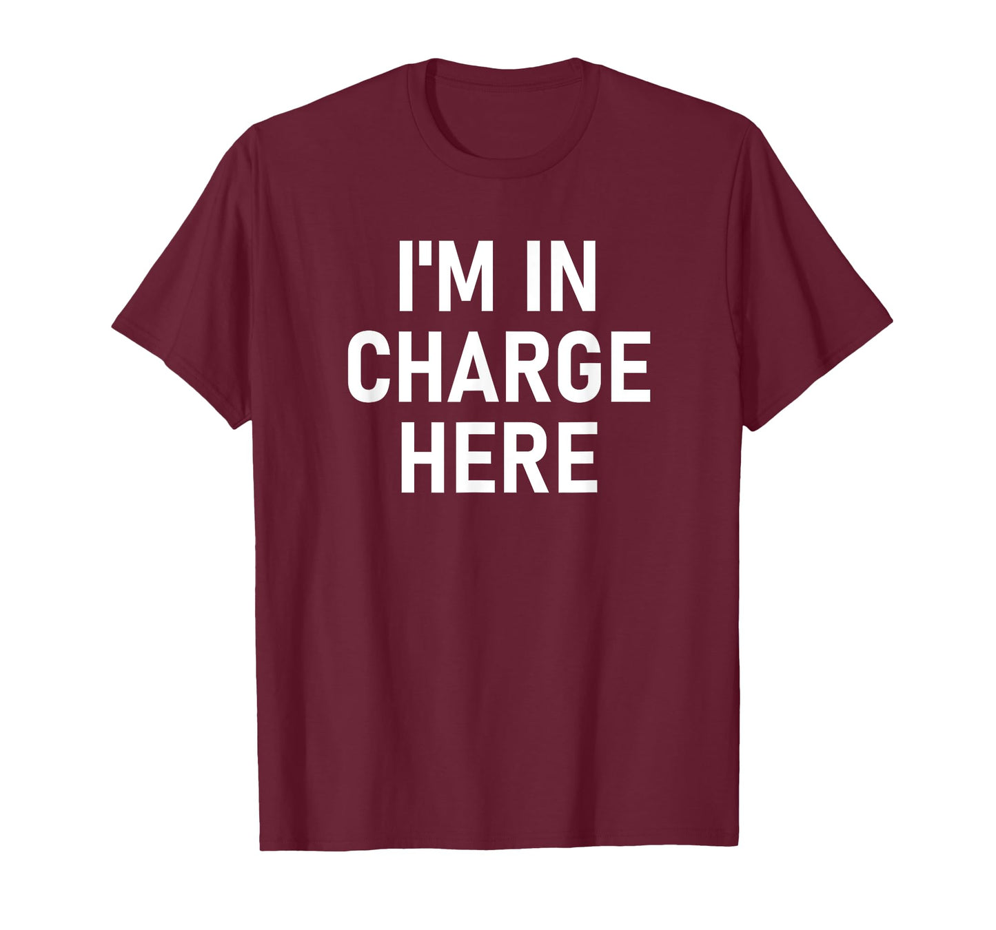 I'm In Charge Here, Funny, Jokes, Sarcastic T-Shirt