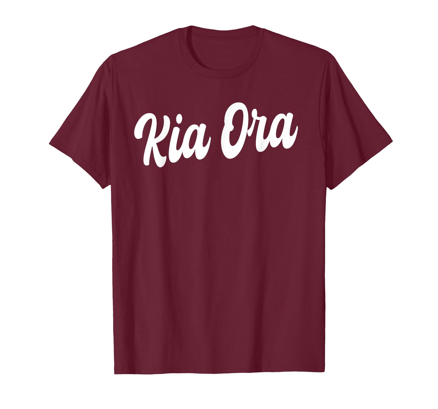 Kia Ora Maori Language Typeset Kiwi Land Aotearoa NZ T-Shirt