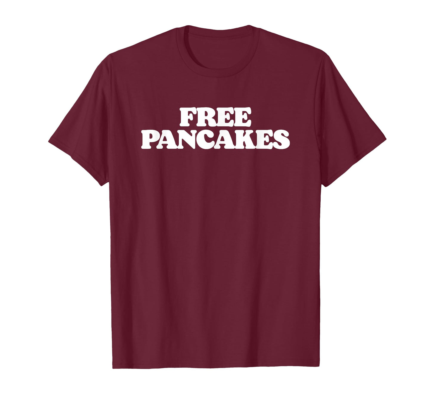 Free Pancakes O-Line Funny Offensive Line Football Block T-Shirt