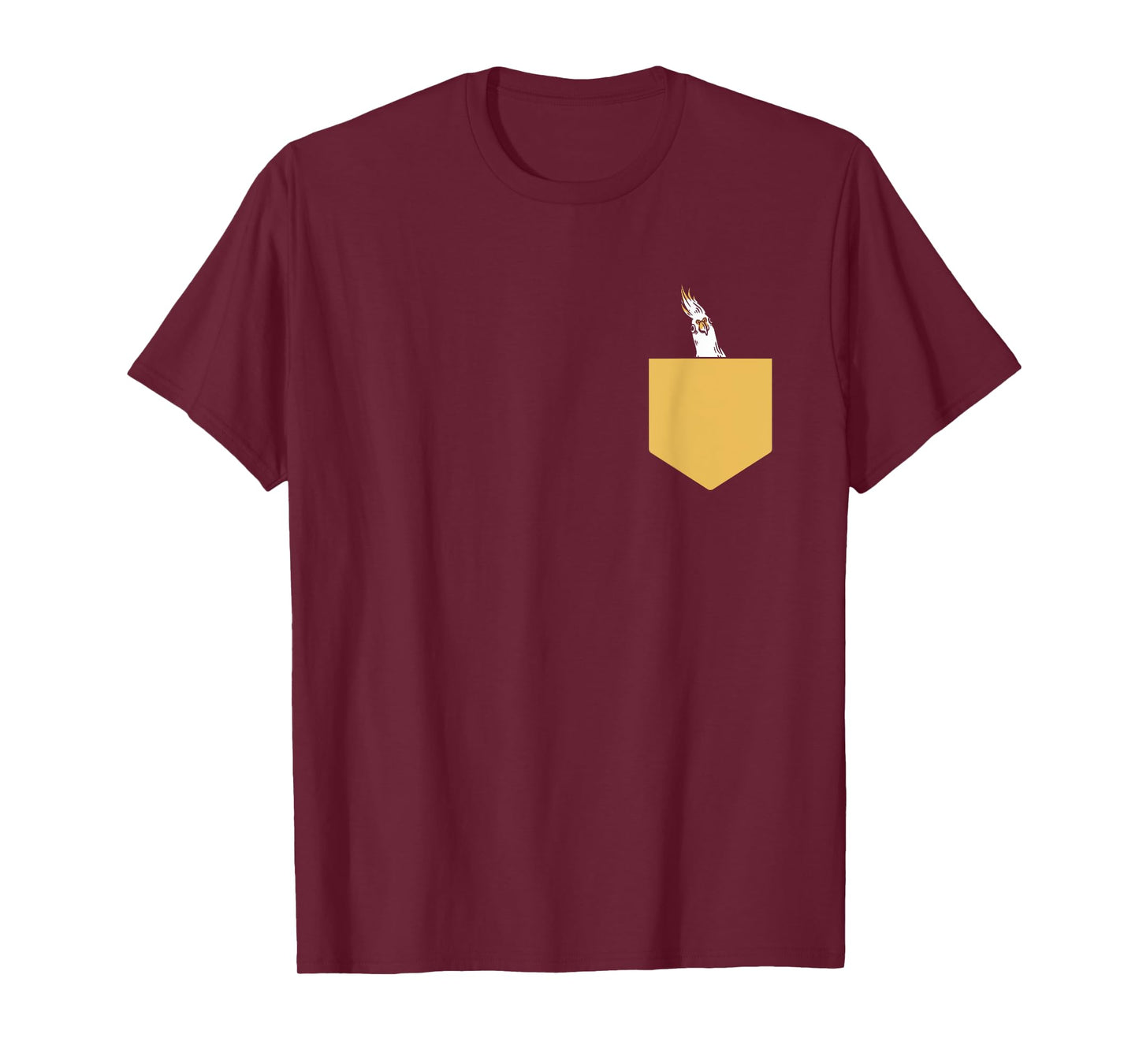Cockatiel Parakeet Parrot Bird Cockatoo Cockatiel Pocket T-Shirt