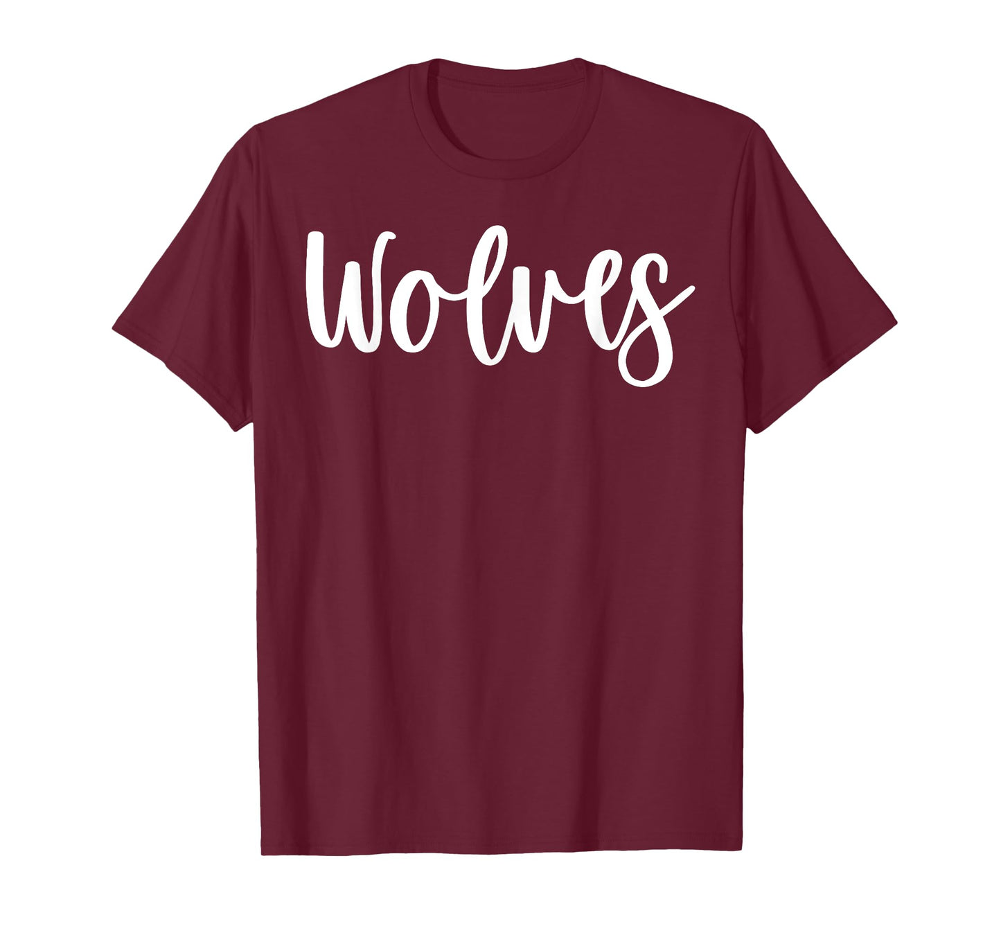Wolves School Spirit Team Mascot Game Night T-Shirt