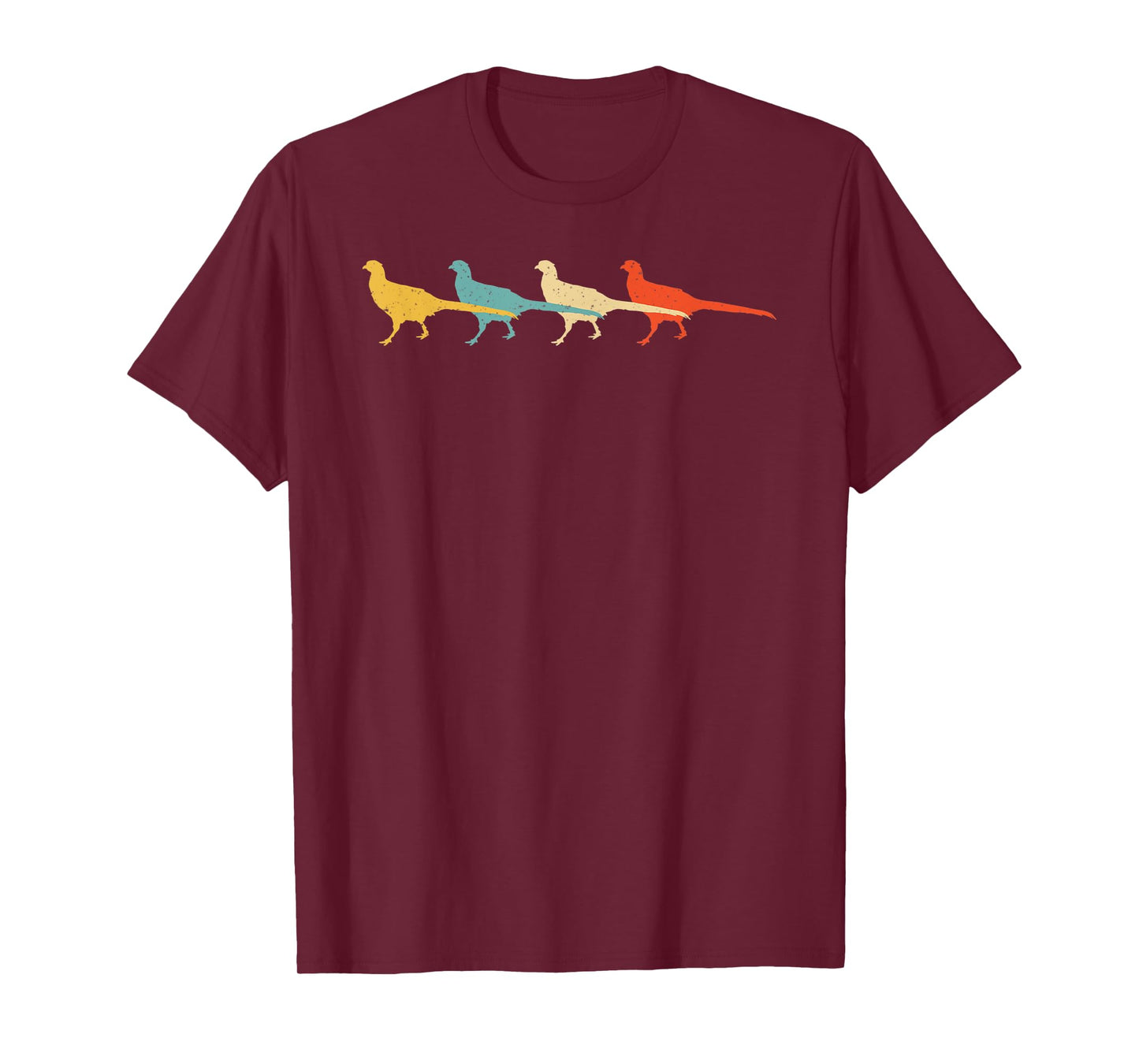 Pheasant Vintage Retro Bird Monal Animal Lover 60s 70s Gift T-Shirt
