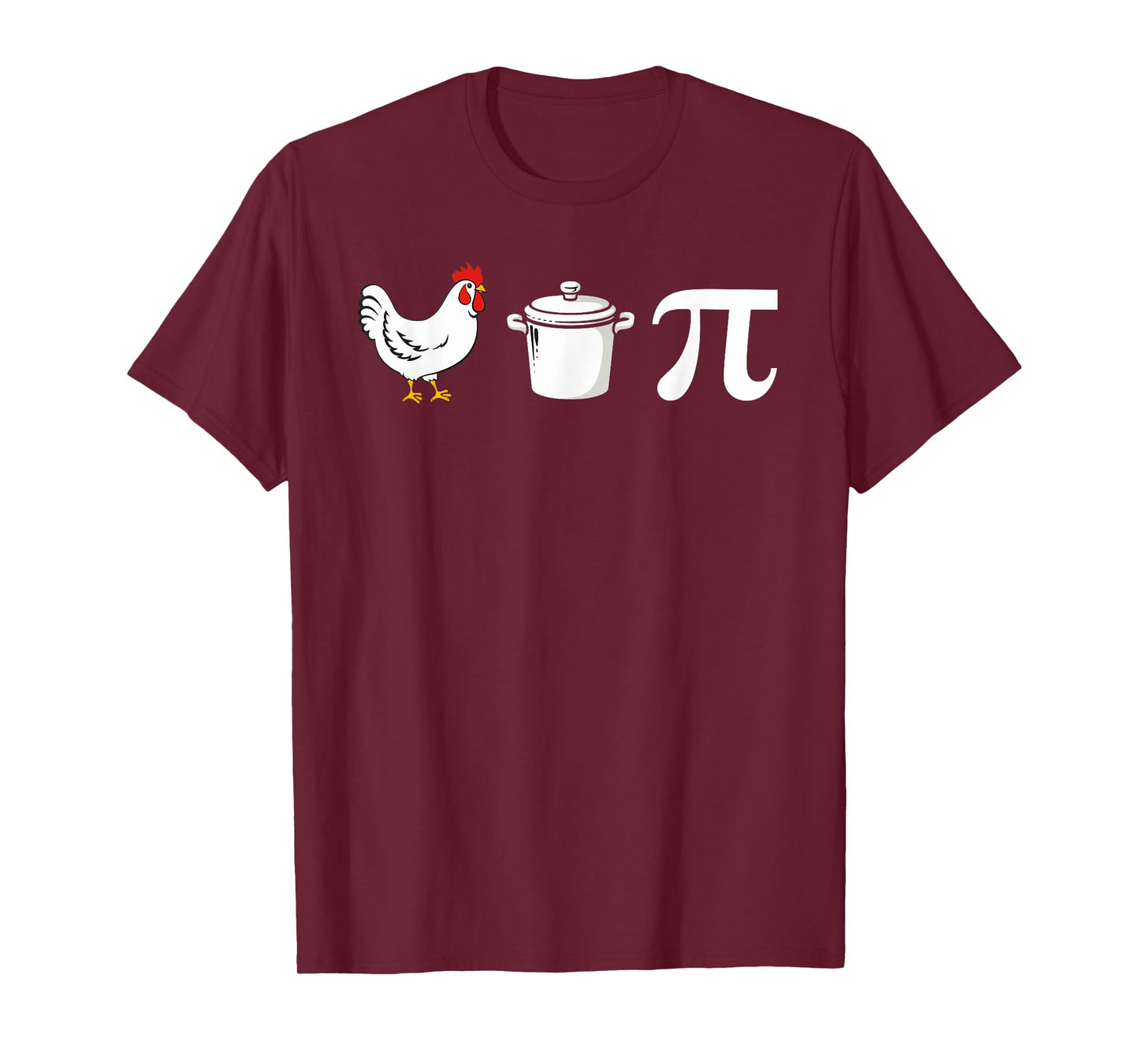 Chicken Pot Pi 3.14 Funny Pi day Math Teacher Women Men Kids T-Shirt