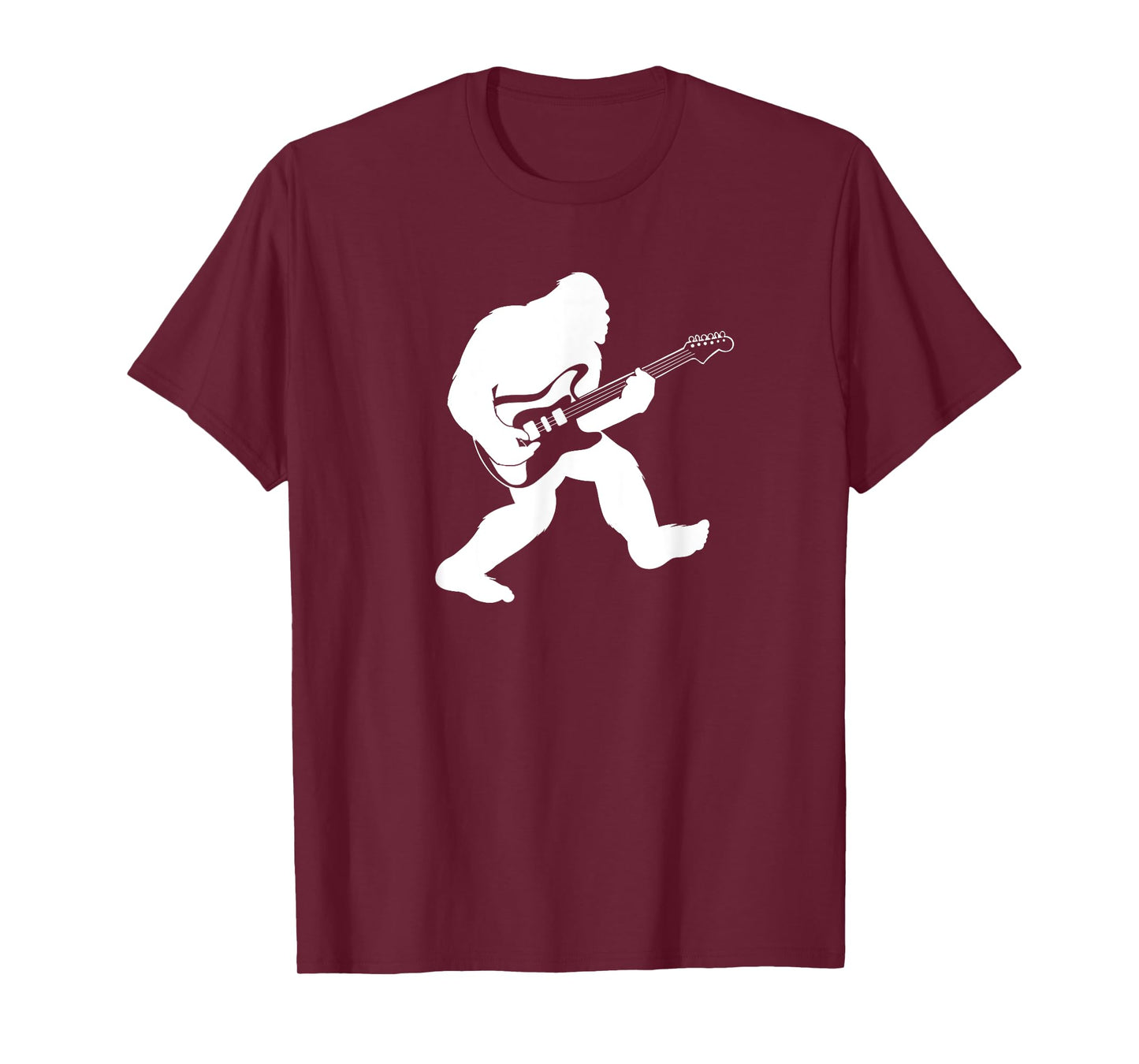 Bigfoot playing electric guitar T-Shirt