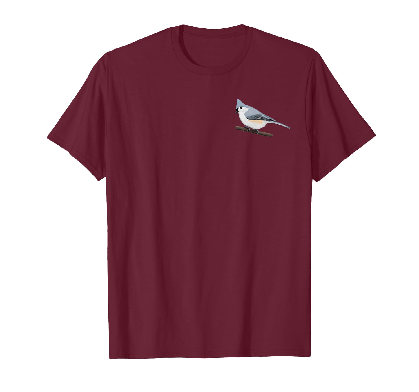 Tufted Titmouse Bird Birdlover Birdwatcher Animal Biologist T-Shirt