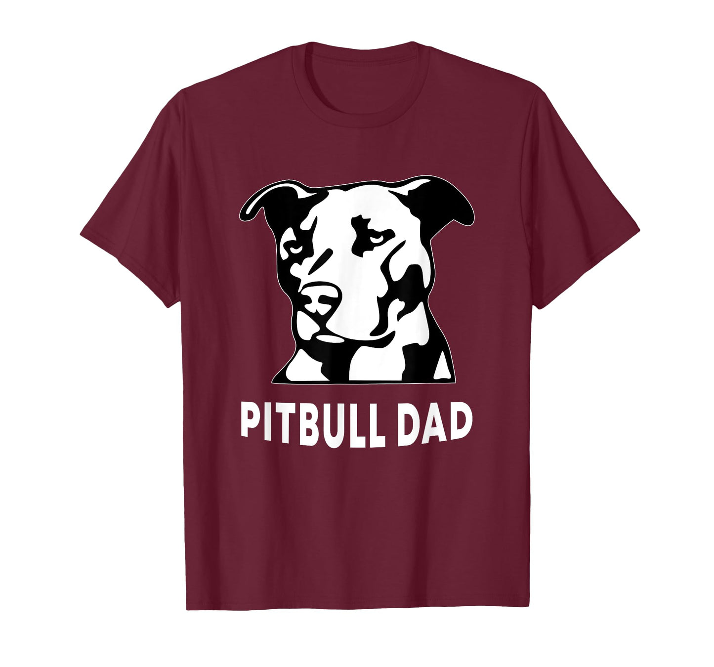 Mens Proud Pitbull Dad Men's Pit Bull Dog Shirt T-Shirt