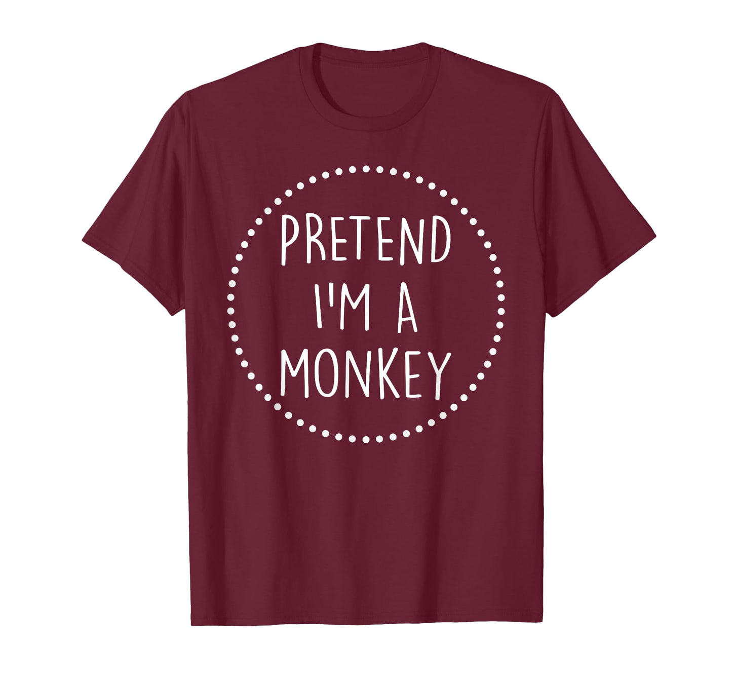 Pretend Im a Monkey Halloween Costume T-Shirt
