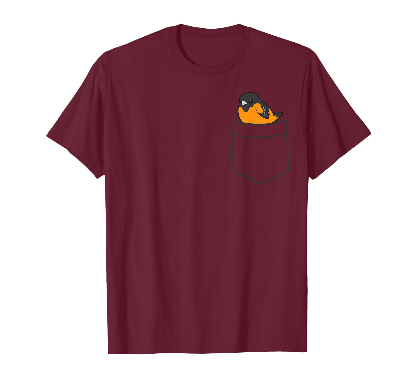 Oriole Bird In The Pocket Cute Pocket Oriole T-Shirt