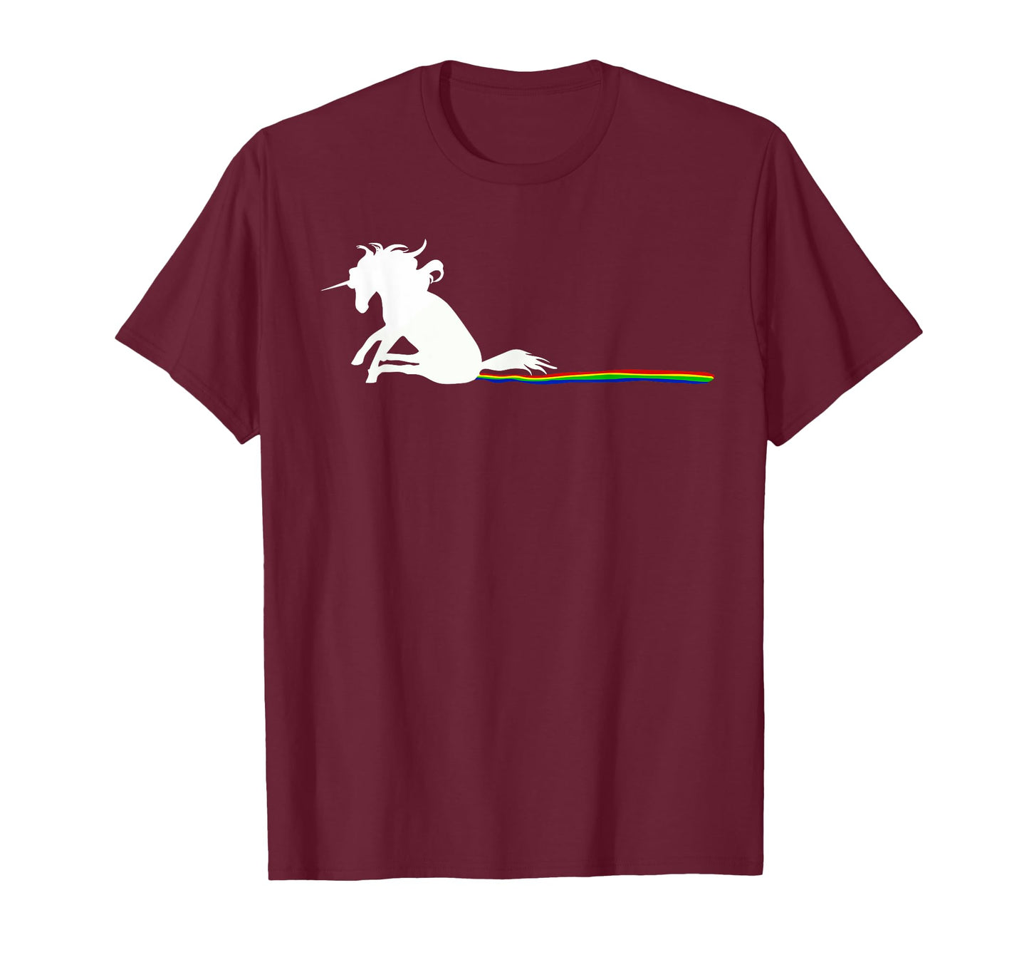 Unicorn Dragging Rainbows- Funny Adult T-Shirts Gifts T-Shirt