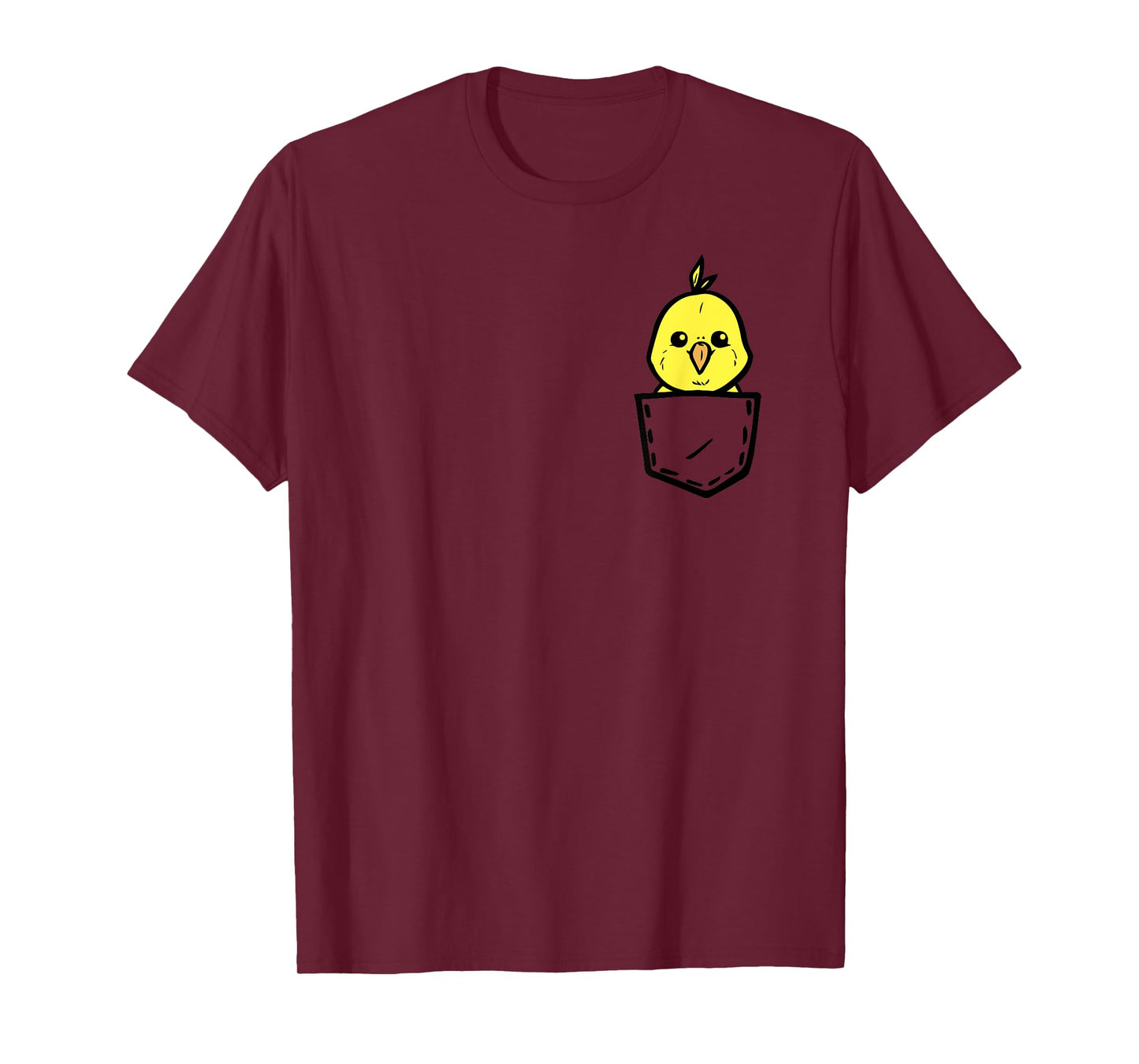 Baby Chick In Pocket Cute Chicken Easter T-Shirt