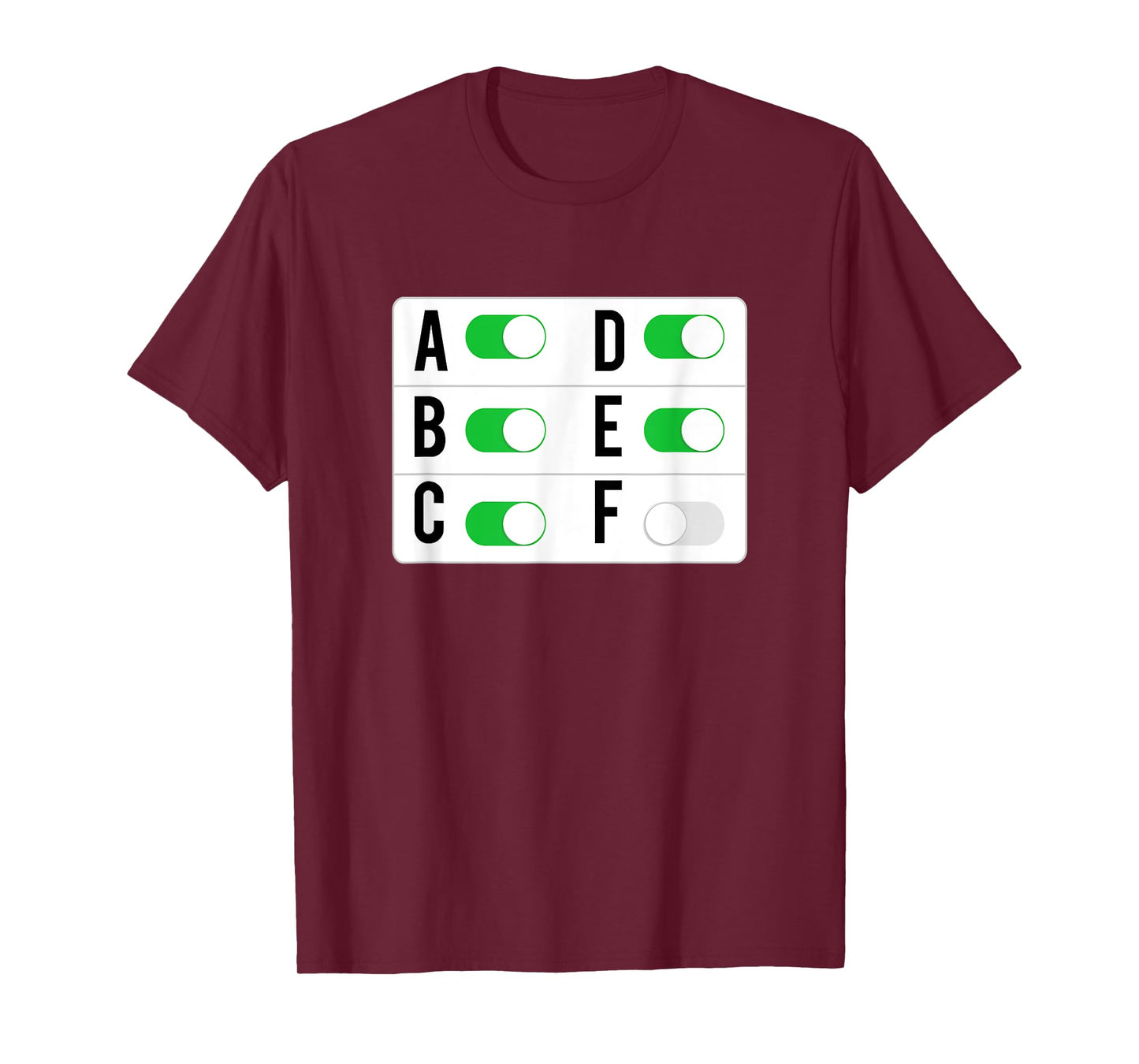 Fuck Off Button T-Shirt | Funny Offensive Sayings Graphic T-Shirt