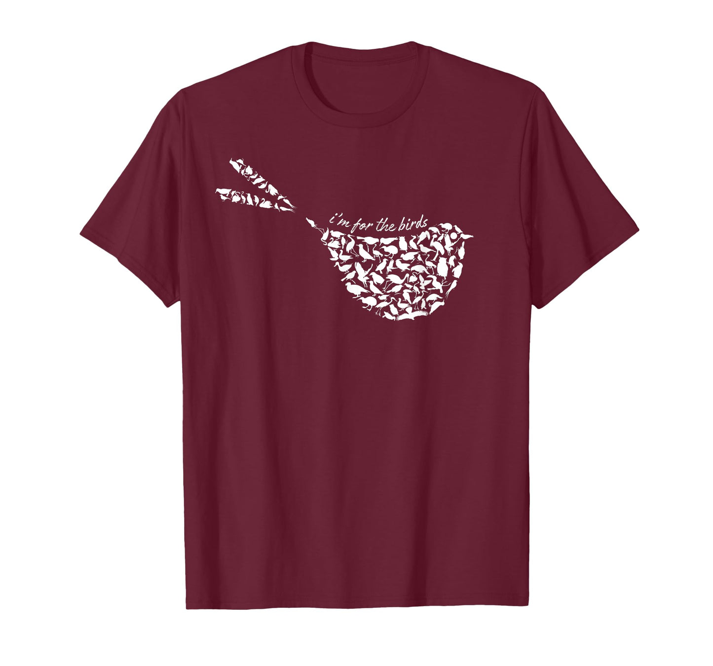 I'm For The Birds Minimalist Funny T-Shirt