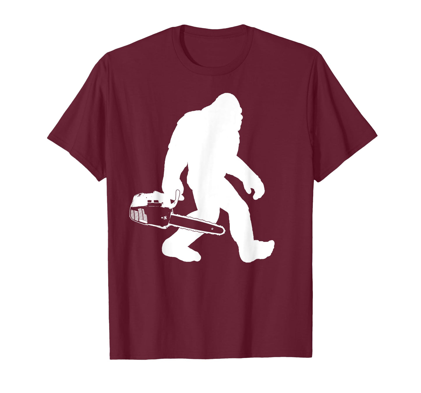 Lumberjack Bigfoot Chainsaw Sasquatch Logger Funny T-Shirt