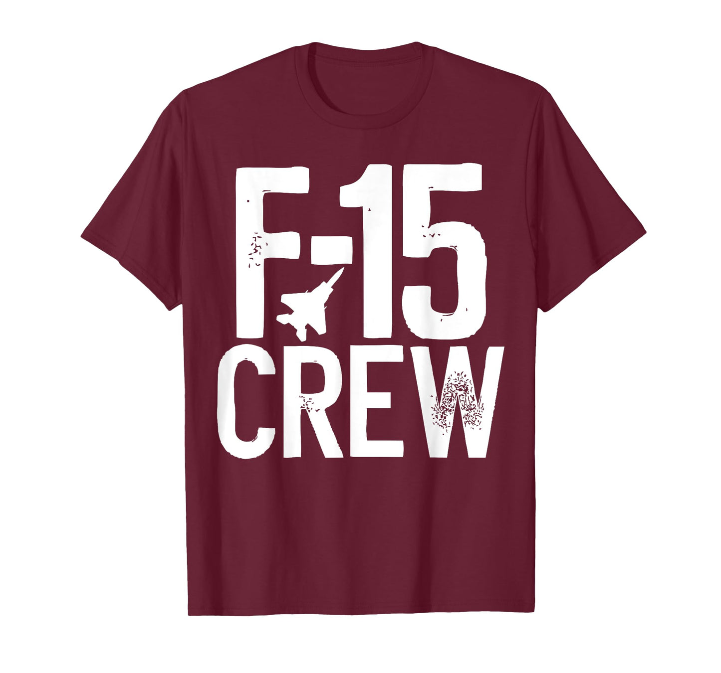Eagle F-15 silhouette Jet Fighter Crew and Team Fighter jet T-Shirt