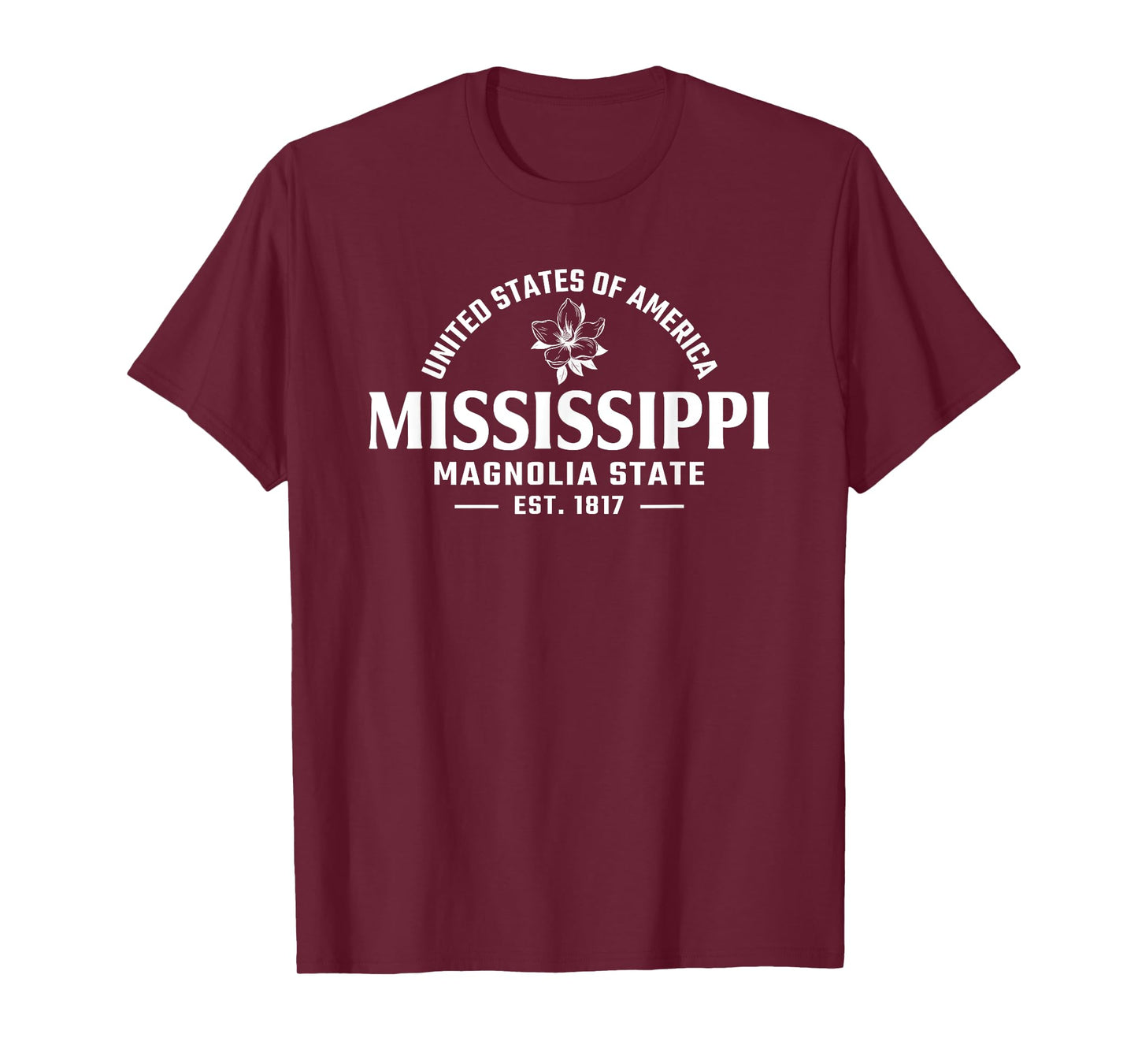 Mississippi - The Magnolia State - Throwback Design Classic T-Shirt