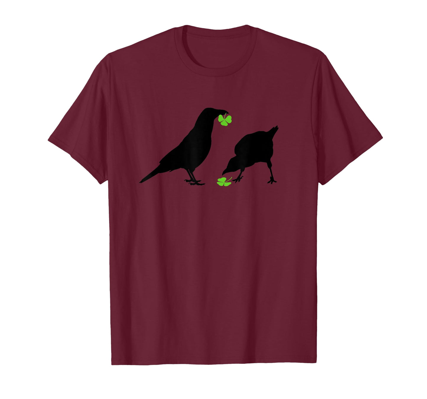 Saint Patrick's Day Shamrock Crows for Bird Lovers T-Shirt