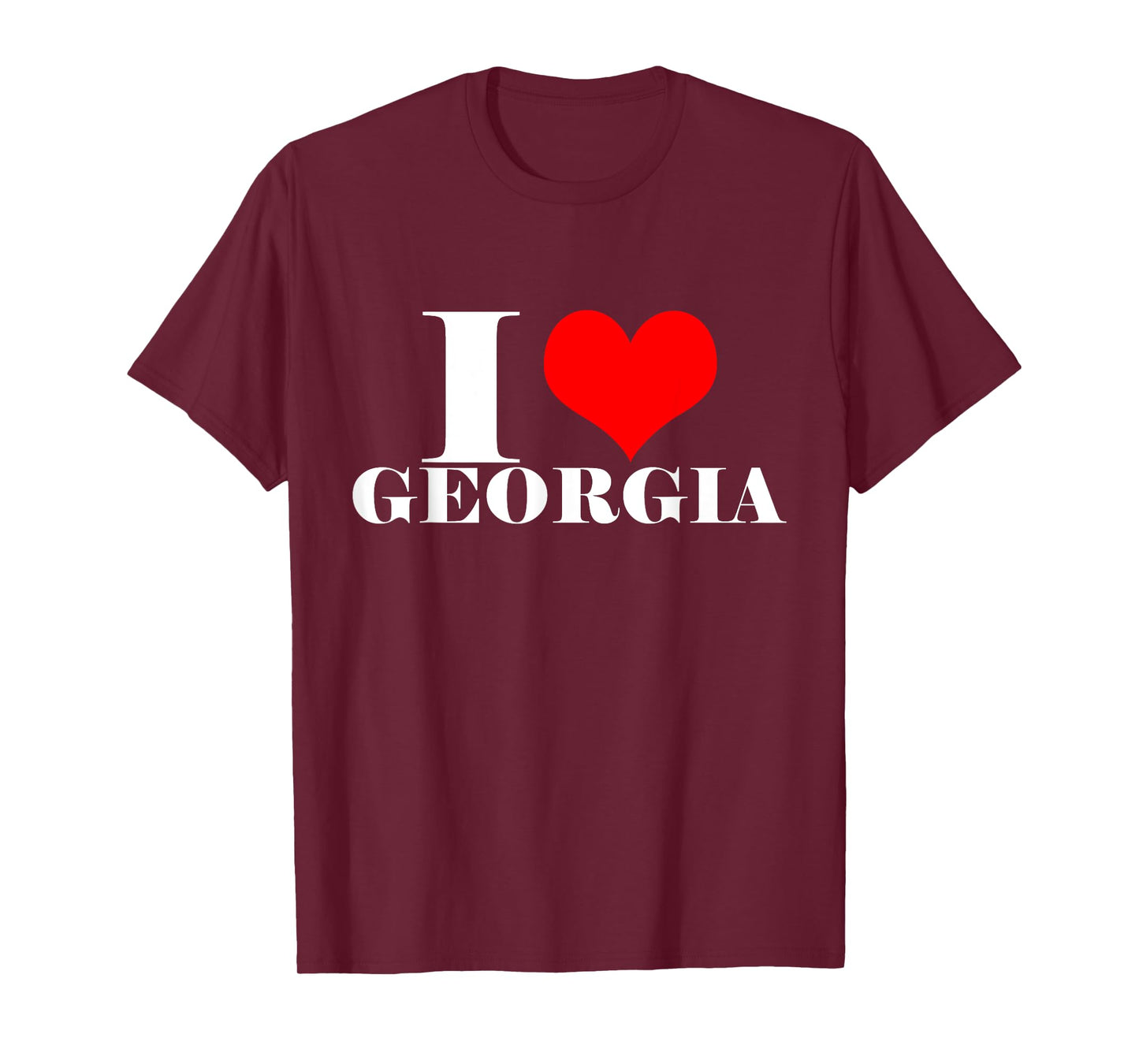 I Love Georgia T Shirt , I Heart Georgia Tee USA Shirt T-Shirt