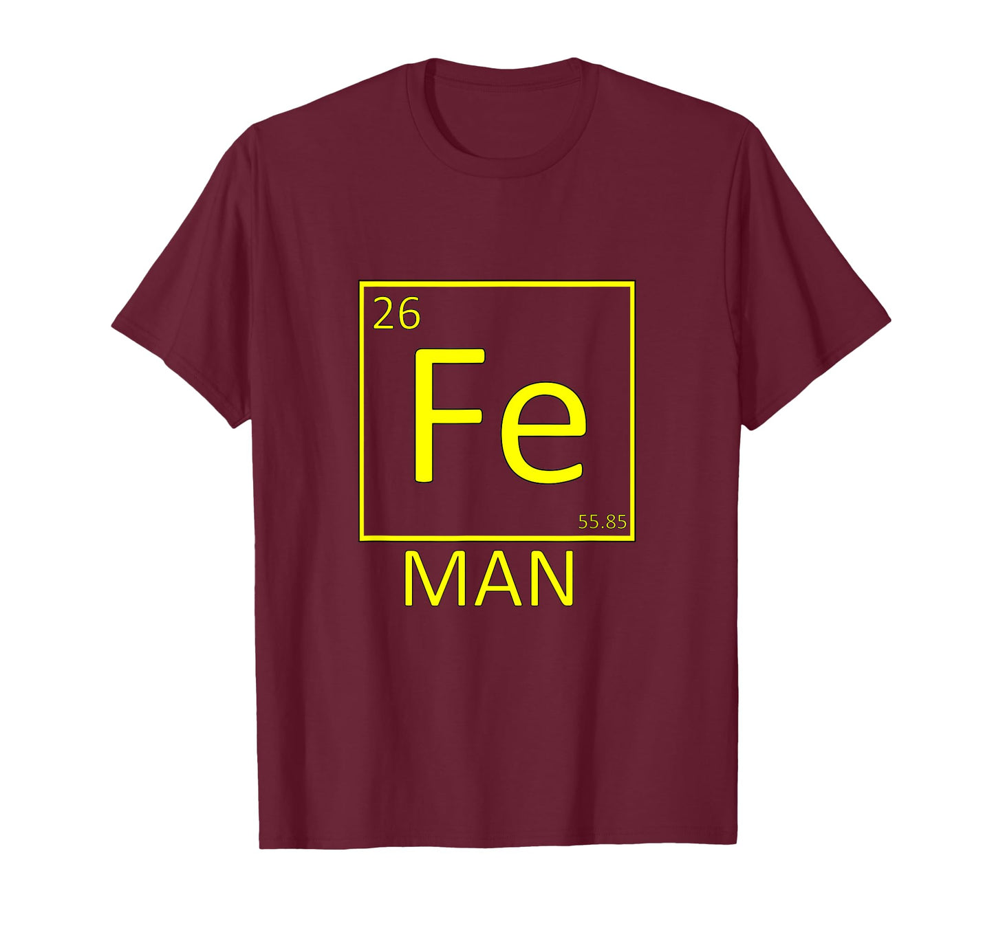 Fe Man Iron Man Funny Sciencewear T-Shirt