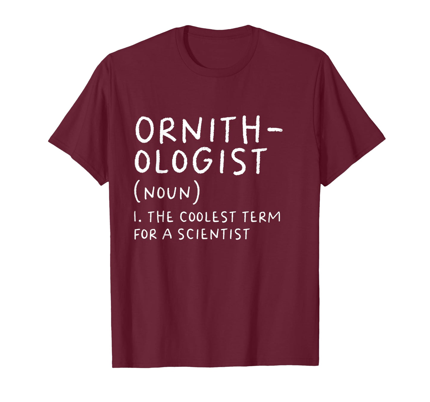 Ornithologist Definition Bird Scientist Science Teacher Men Women Girls Kids T-Shirt