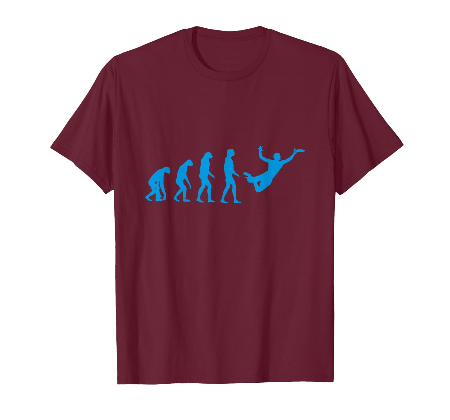 Evolution Of Man Ultimate Frisbee Shirt T-Shirt