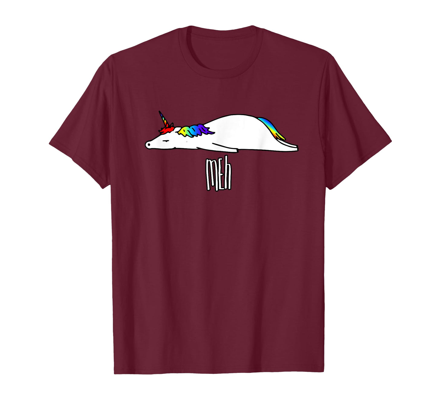 Funny unicorn meh design T-Shirt