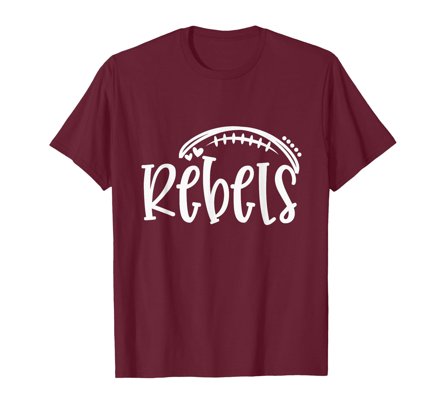 Rebel Pride Football School Spirit Game Day T-Shirt