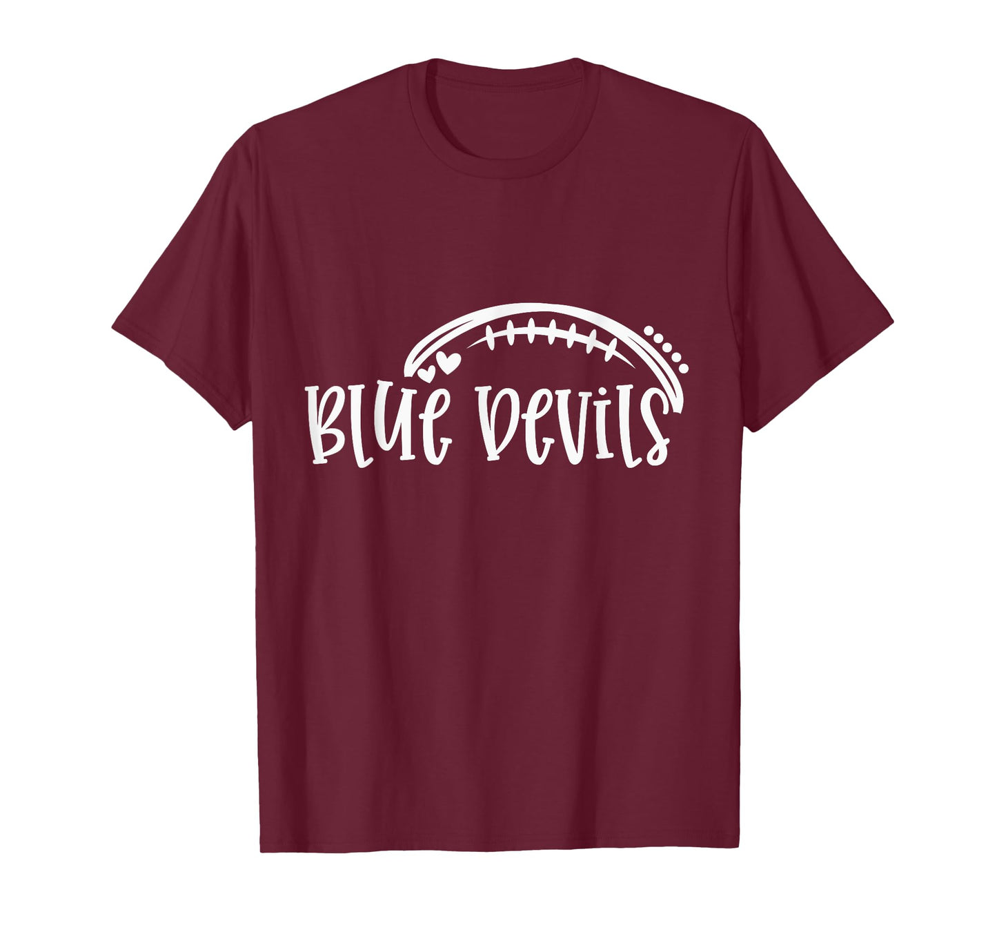 Blue Devil Pride Football School Spirit Game Day T-Shirt