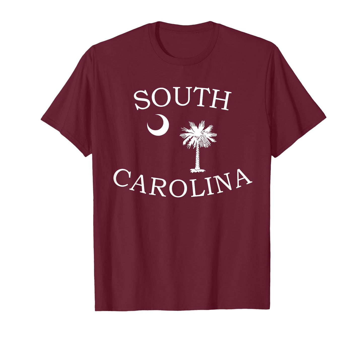 South Carolina State Flag Shirt Moon & Palmetto Tree Tee T-Shirt