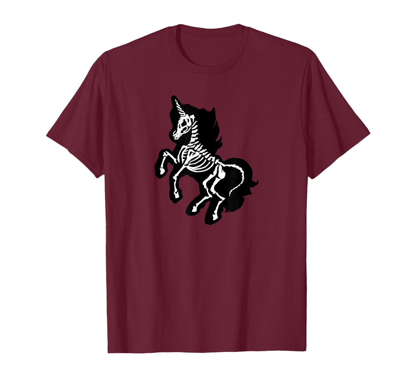 Gothic Unicorn Skeleton Kawaii Alternative Goth T-Shirt