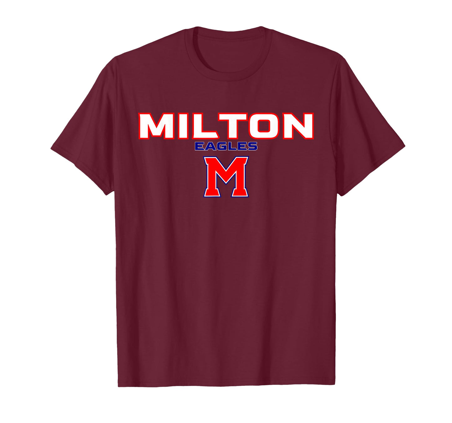 Milton High School Eagles Stacked T-Shirt
