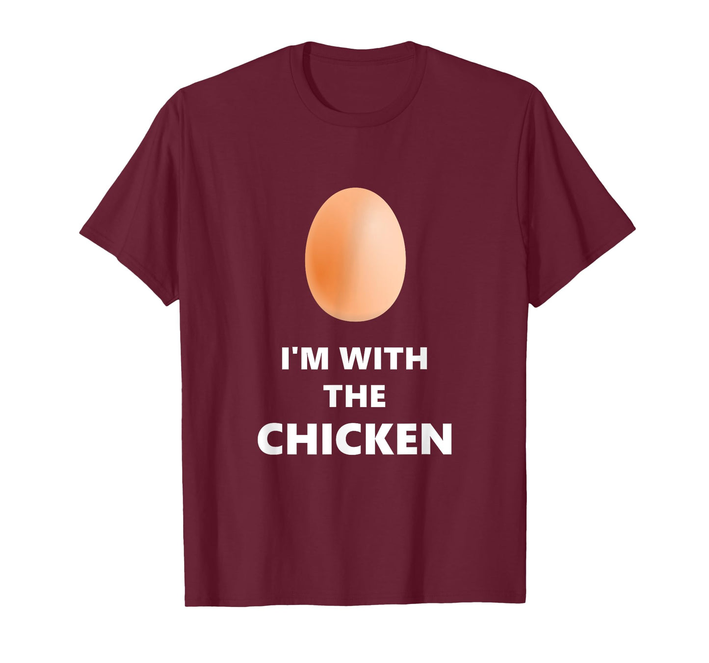 Fun I'm With The Chicken Egg Halloween Costume T-Shirt