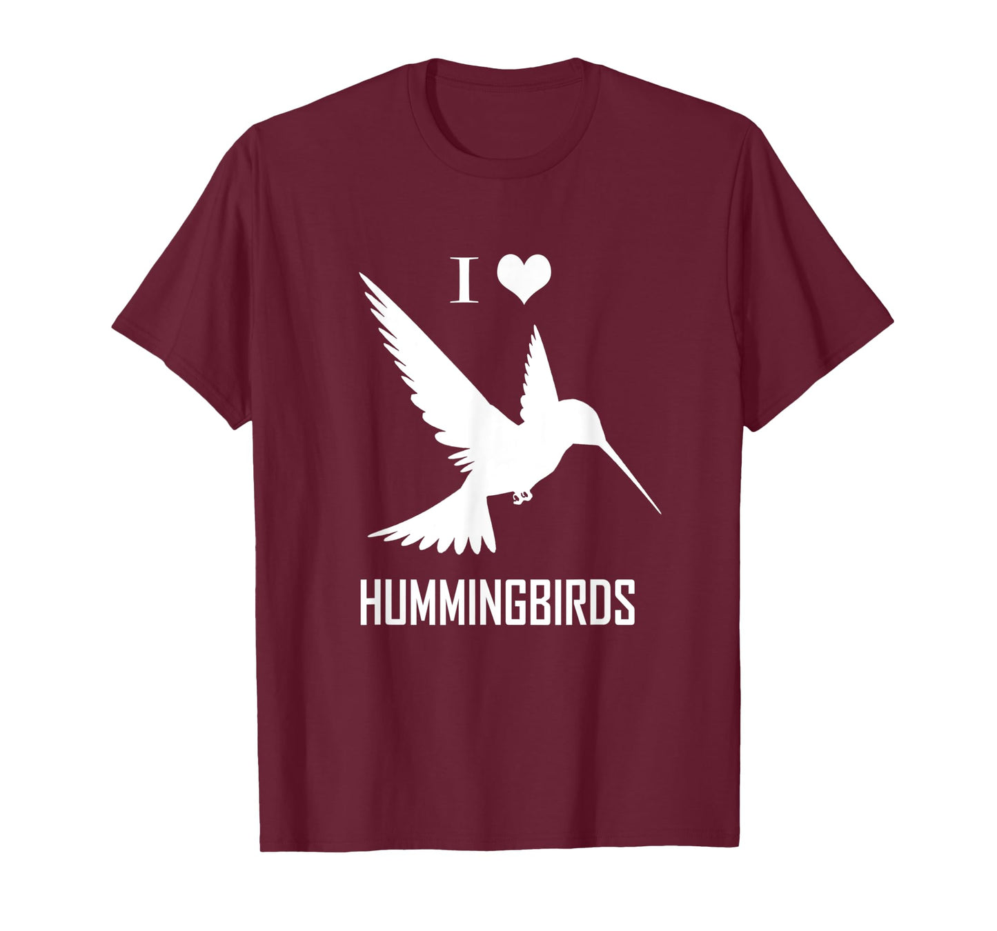 I Love Hummingbirds T-Shirt Bird Lover Humming Birds T-Shirt