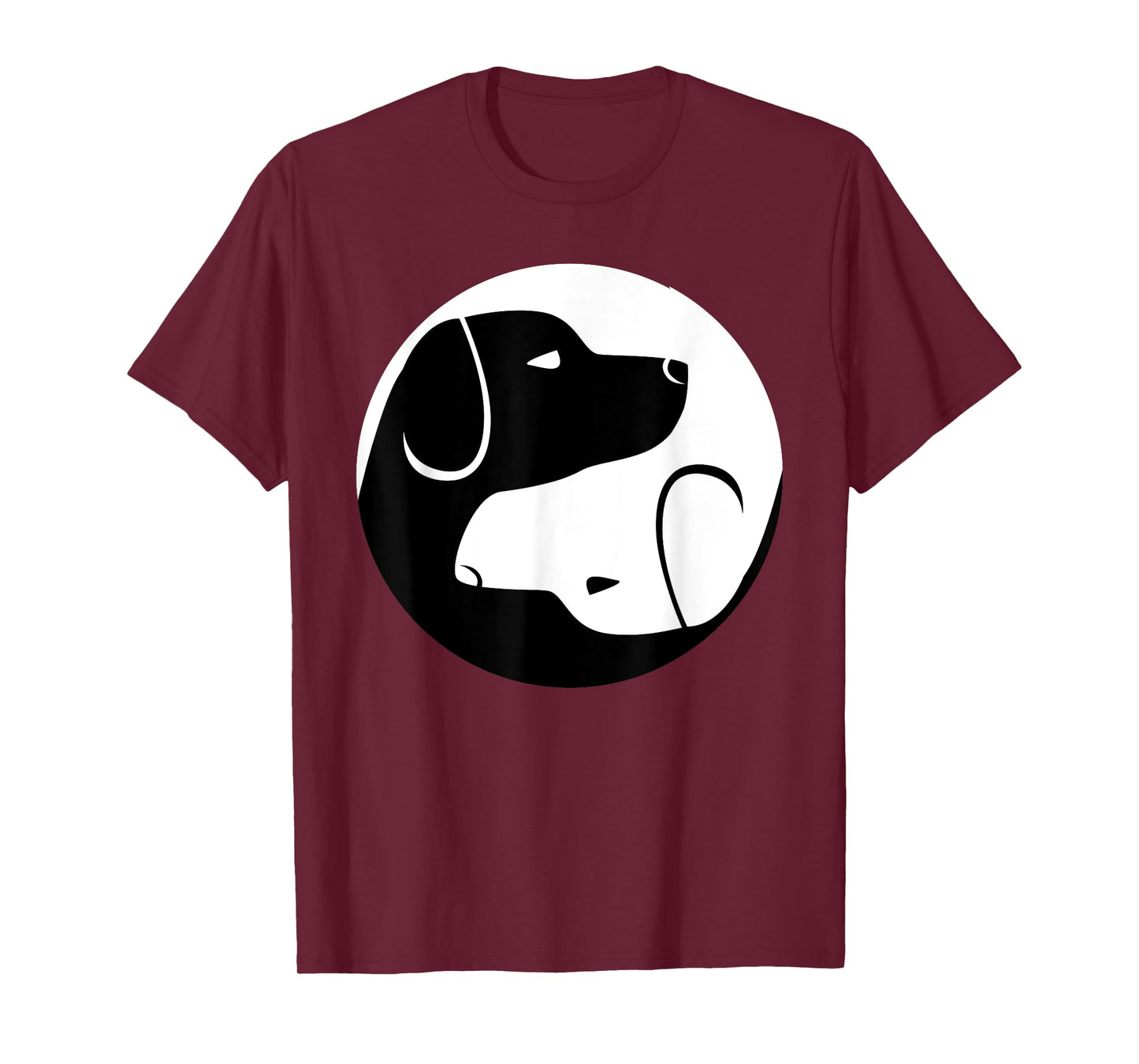 Cute Sweet Black and White Labrador Yin Yang Shirt Gift T-Shirt