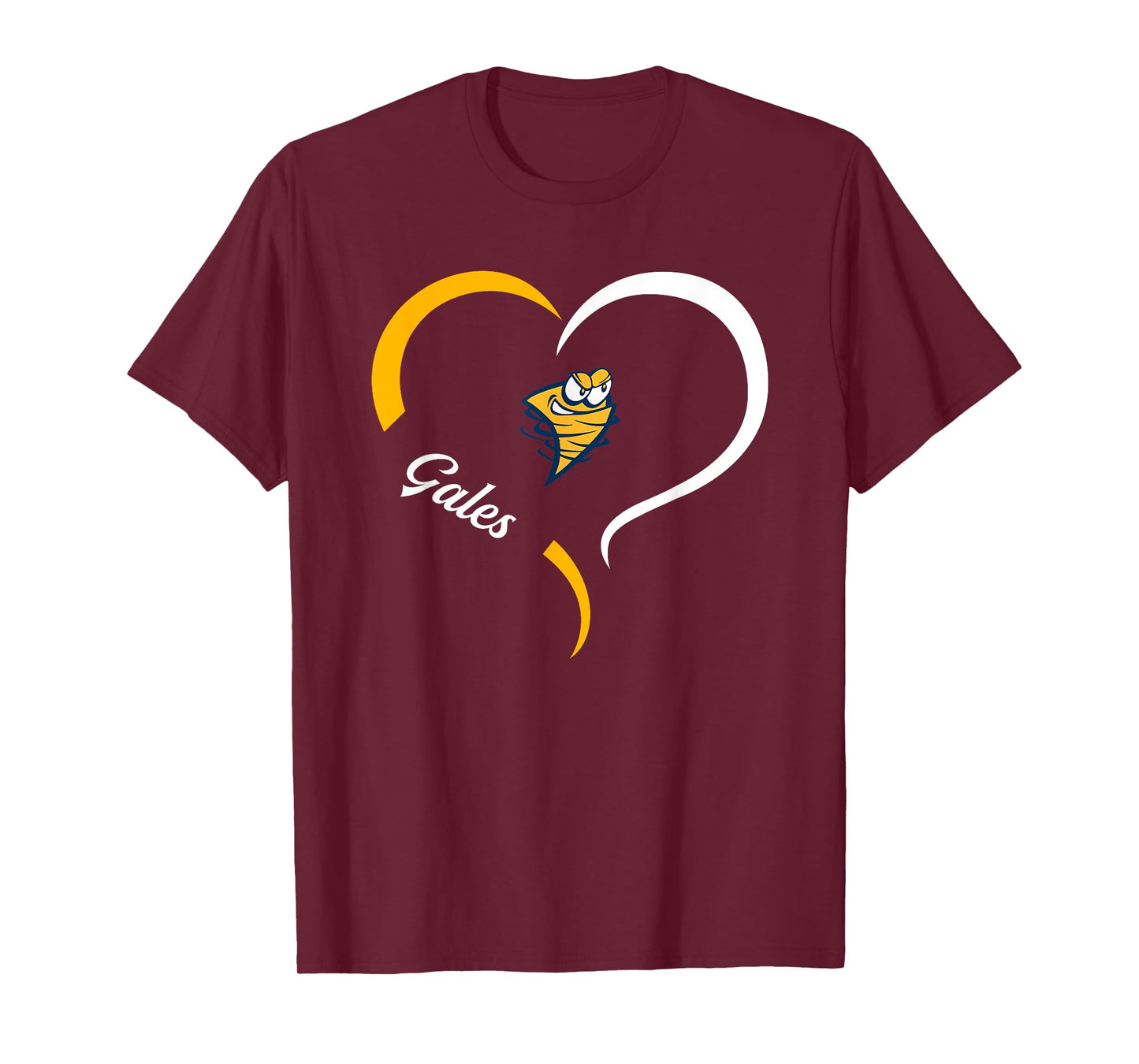Lancaster Gales Logo Half Heart Slogan HS T-Shirt