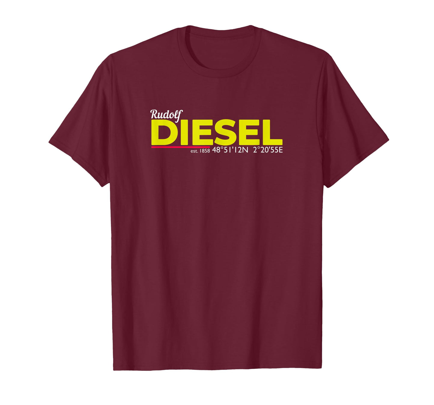 Rudolf Diesel 1858 I Diesel Tuning Diesel Engine I Diesel Tank T-Shirt