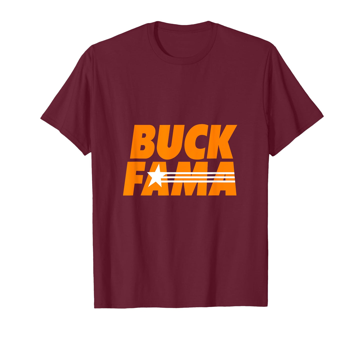 Buck Fama Team Spirit Cheer Football Fan Rivalry Sports T-Shirt