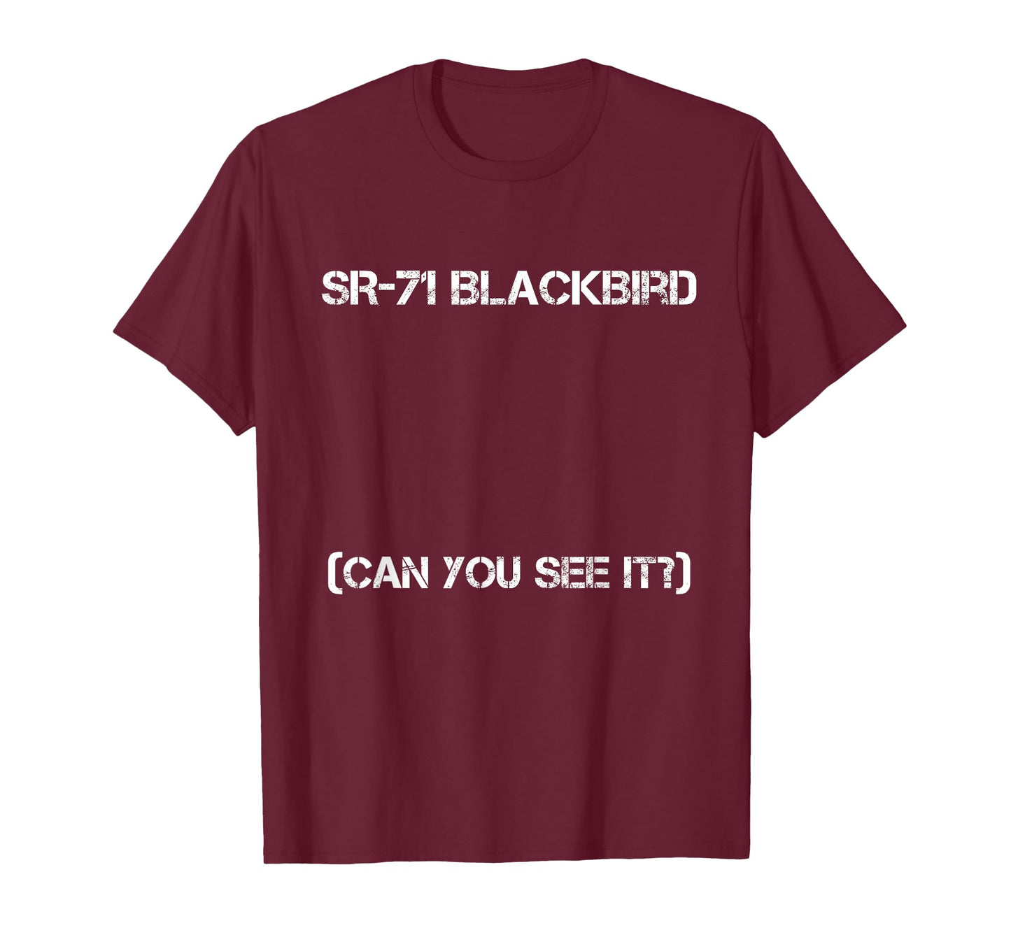 SR-71 Blackbird Blueprint Air Force Military Jet T-Shirt
