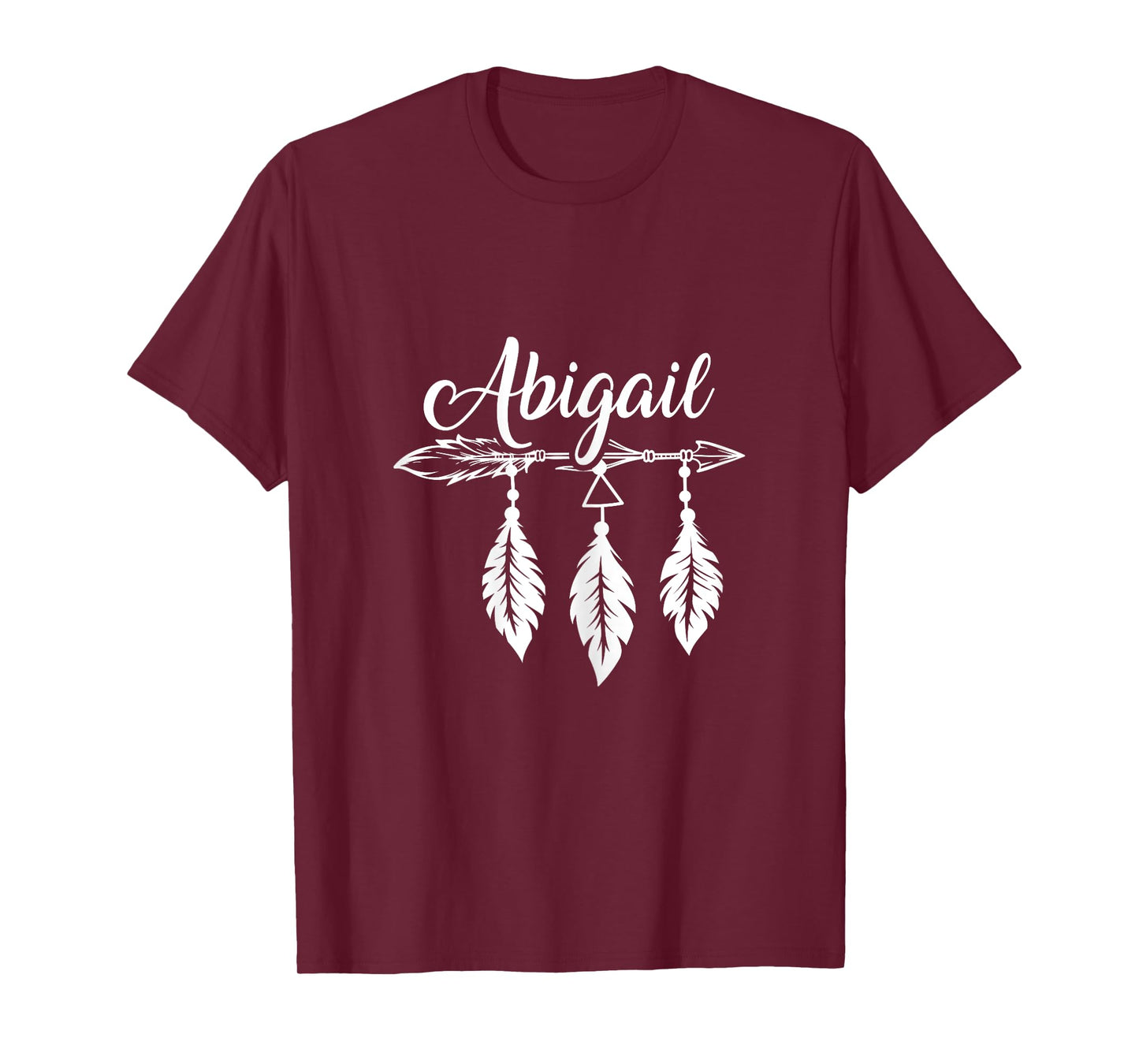 Feather Name Abigail Dreamcatcher Feathers Truth Spiritual T-Shirt