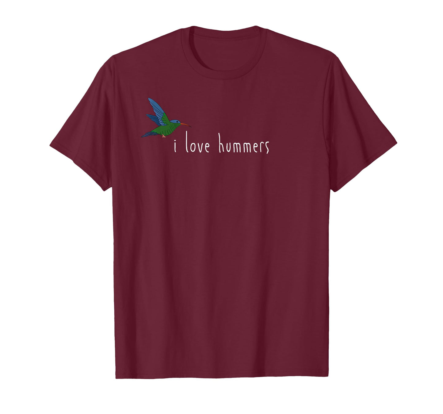 I Love Hummers Awesome Hummingbird Lover Tee and Decor Funny T-Shirt