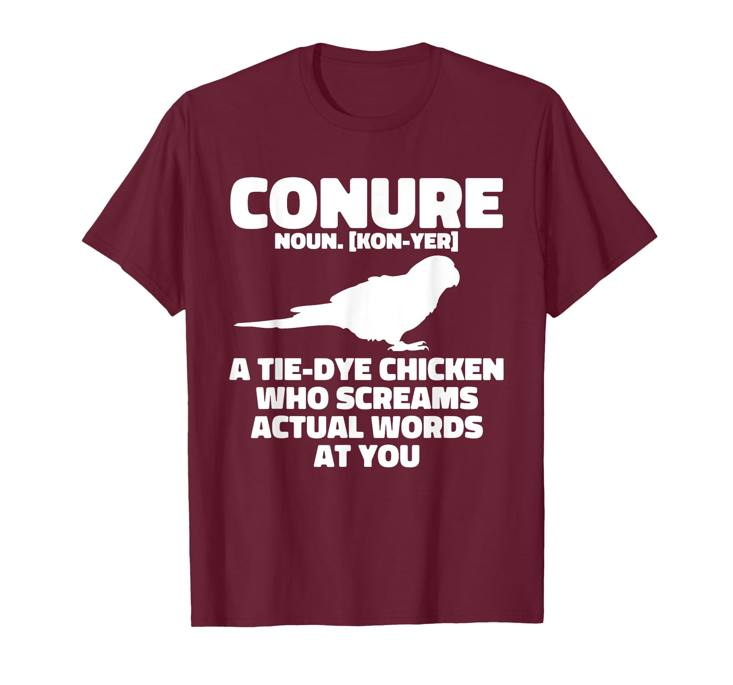 Green Cheek Conure Definition Parrot Bird Sun Conure T-Shirt