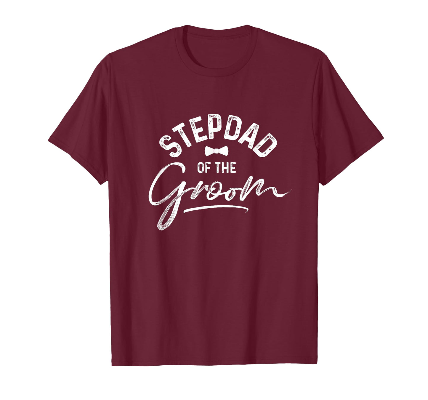 Stepdad Of The Groom Calligraphy T-shirt for Wedding Party T-Shirt