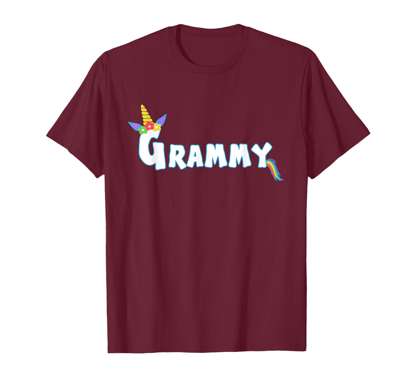 Unicorn Birthday Girl Funny Grammy Grandma Family Matching T-Shirt