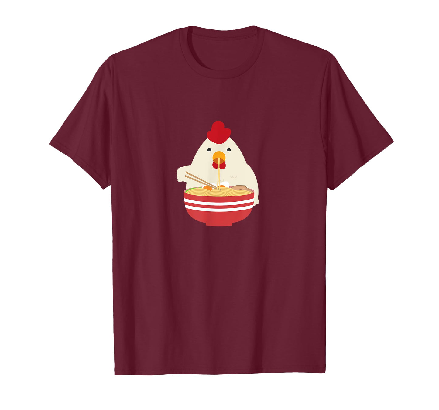 Ramen Chicken Noodle Soup Kawaii Anime T-Shirt