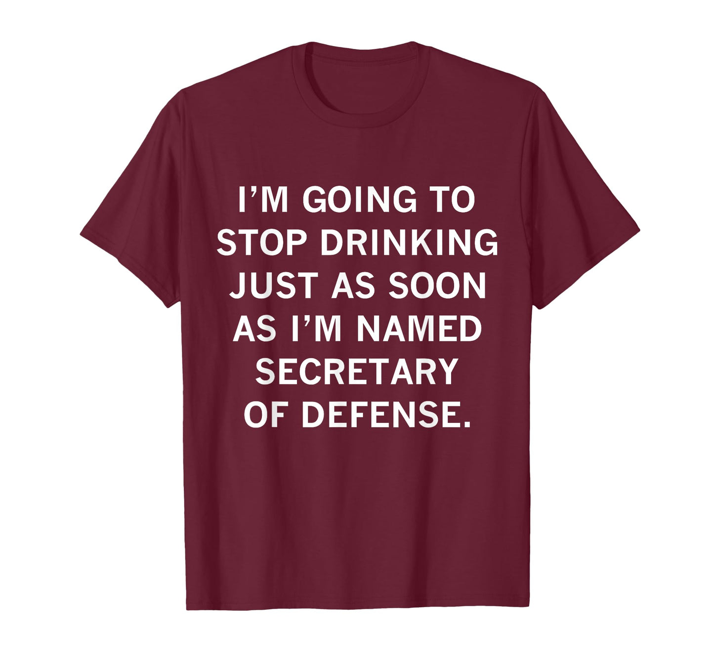 I'm Going To Stop Drinking Just As Soon As I Named Secretary T-Shirt