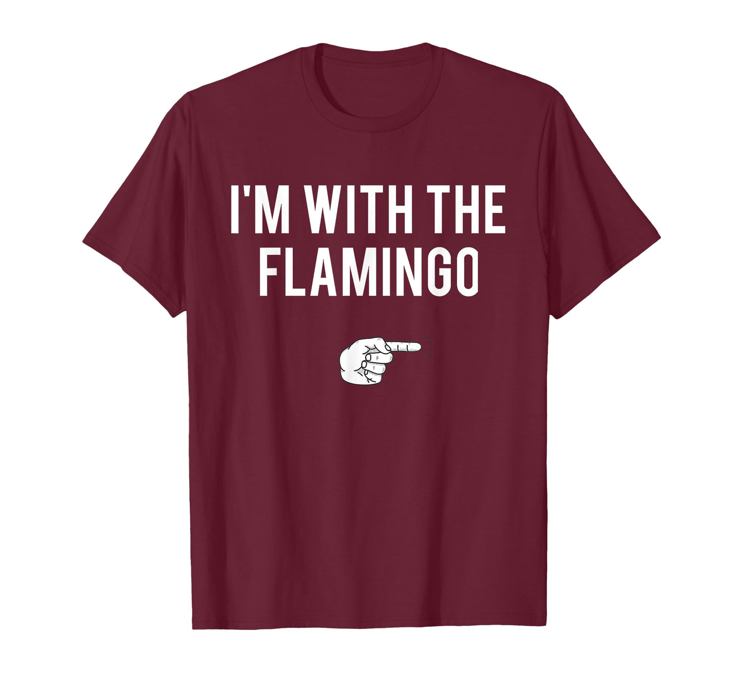 I'm With Flamingo Halloween Costume Party Matching Flamingo T-Shirt