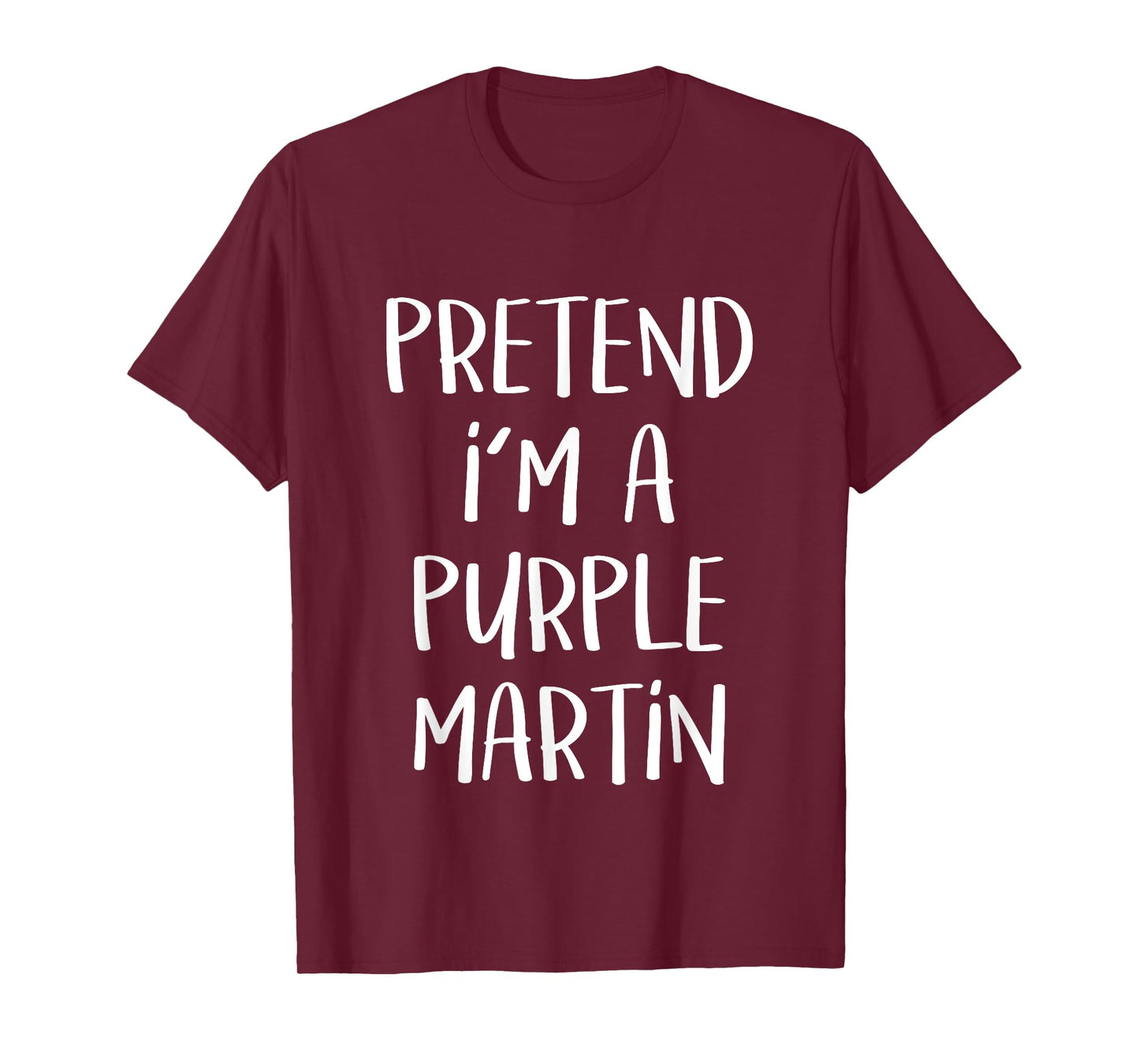 Pretend I'm A Purple Martin Costume Funny Halloween Party T-Shirt