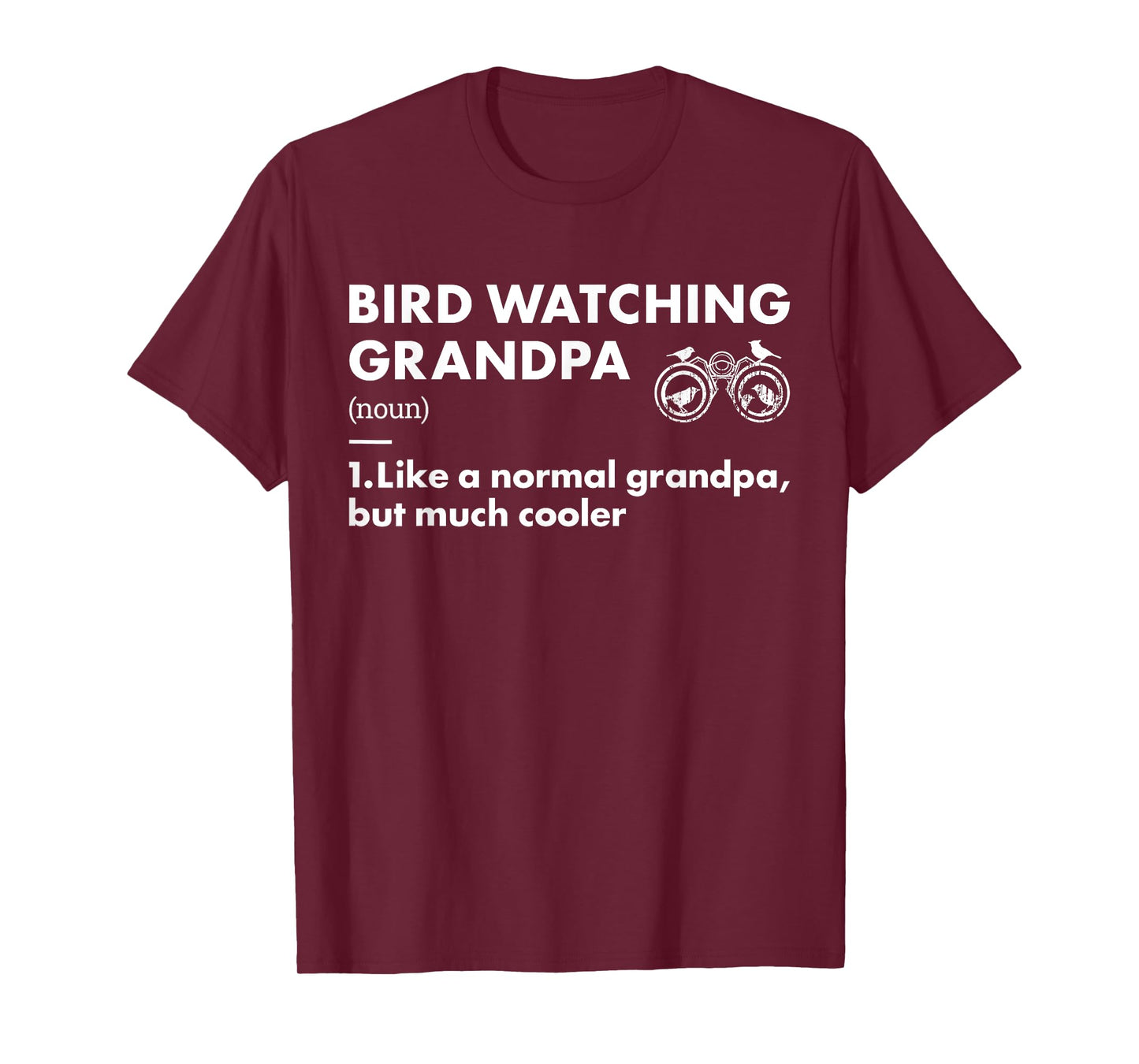 Bird Watcher Grandpa Definition Bird Watching T-Shirt