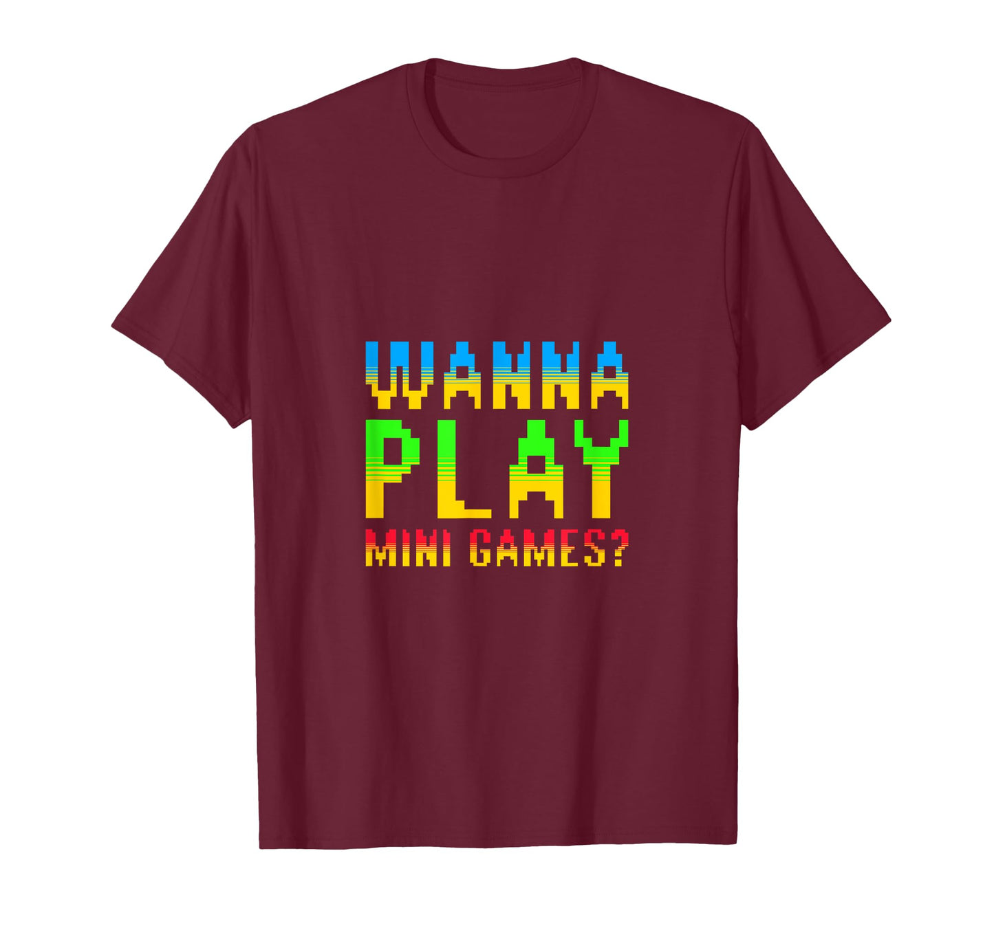 Wanna Play Mini Games? Retro Arcade Gamer Meme Monkey T-Shirt