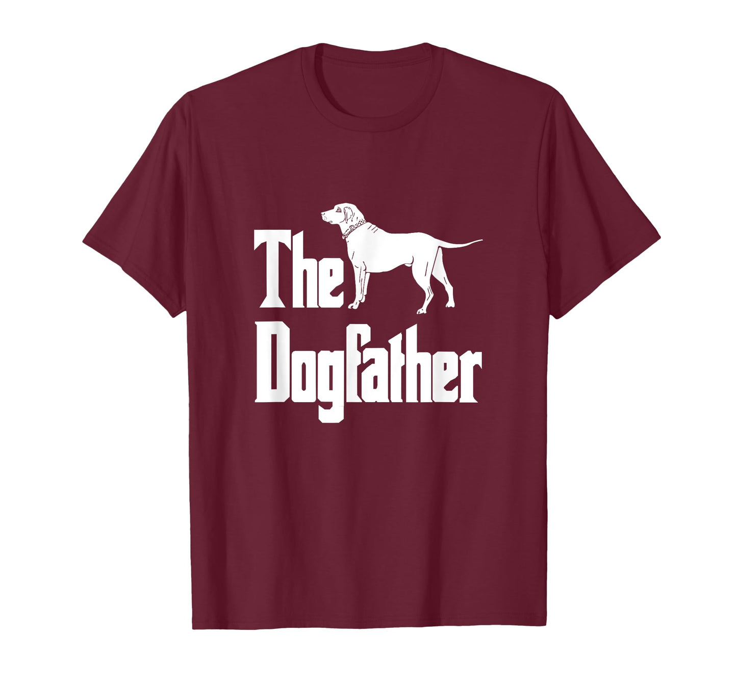 The Dogfather t-shirt, Labrador silhouette, funny dog Men Women Girls Kids T-Shirt
